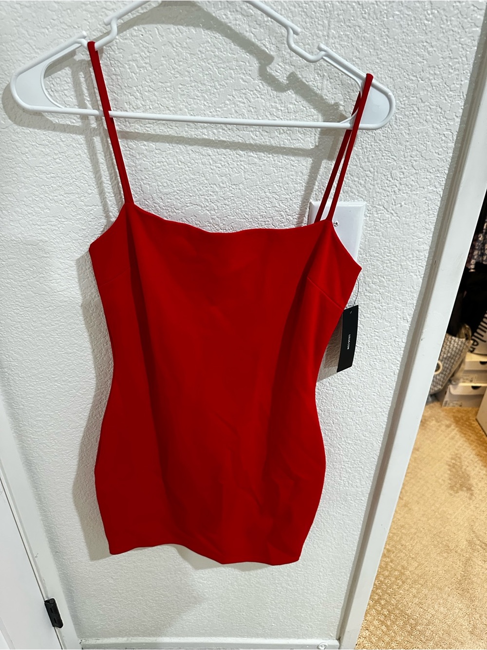 Lulu's Vibrant Red Spaghetti Strap Camisole